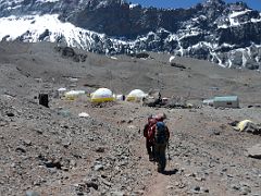 32 We Arrived At Aconcagua Plaza Argentina Base Camp 4200m After Trekking Six Hours From Casa de Piedra.jpg